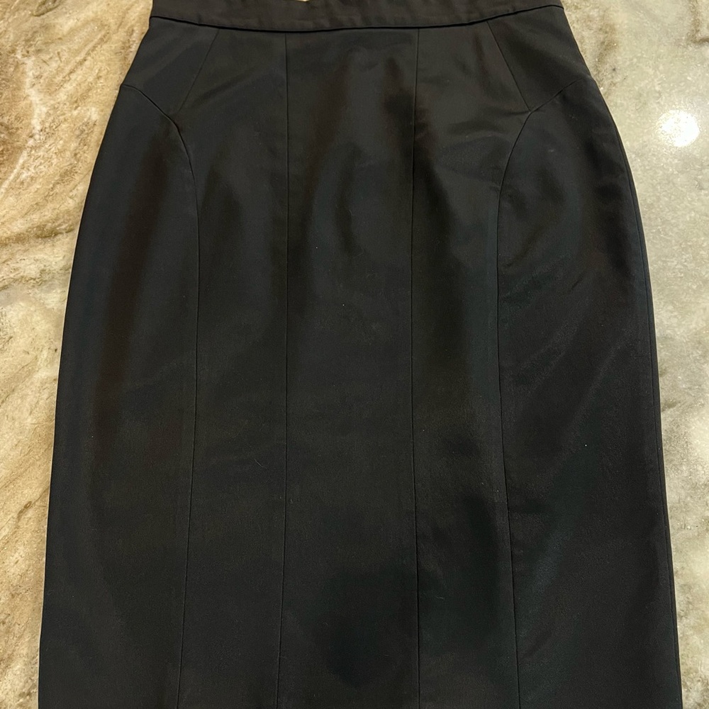 Dolce & Gabbana Black Pencil Skirt
